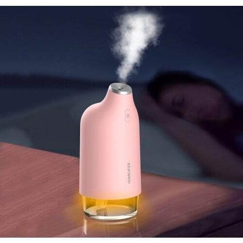 270ML Usb Air Humidifier Portable Ultrasonic Mini Electric Humidifier Diffuser Mist Maker Humidificador With LED Night Light