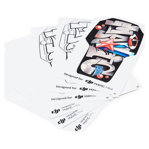 Applicable to DJI Royal Mavic Mini 2 aerial photography small plane sticker creative colorful fuselage creation set