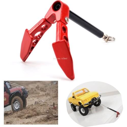 RC Foldable Winch Anchor Earth Anchor Decor Tool For 1/10 RC awler Car Axial SCX10 TRAXXAS TRX4 RC4WD D90 D110 TF2 Tamiya CC01