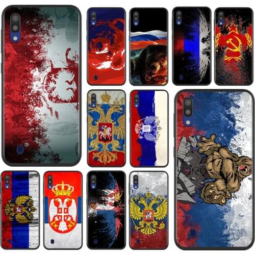 Russia Russian Flags Emblem For Samsung Galaxy A90 A80 A70 S A60 A50S A30 S A40 S A2 A20E A20 S A10S A10 E Soft Phone Case