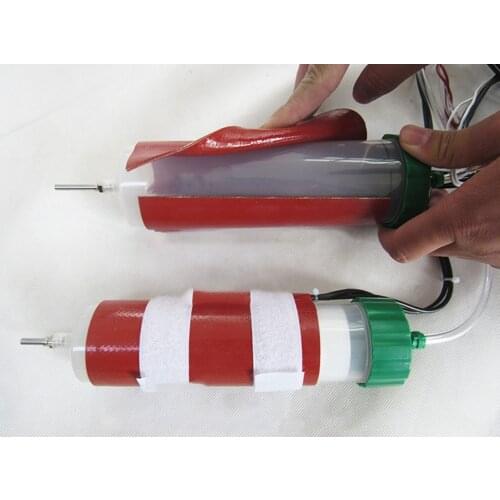 10CC/18.3*80mm 12V Digital display temperature controller Silicone heater syringe Small cylindrical heating ring flexible heated