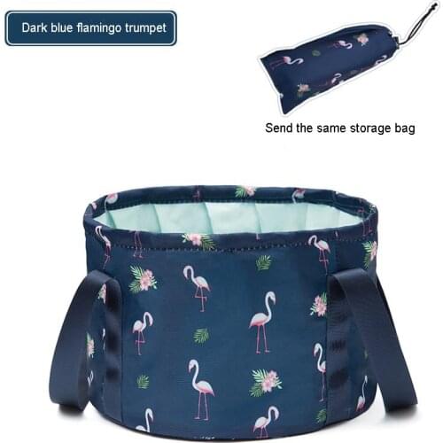 LIUXDIV Foldable Footbath Travel Camping Washbasin Bucket Folding Basin Foot Bath Bucket Foot Wash Tub Massage Washing Bucket