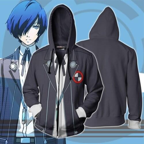 Persona Sweatshirt Zipper Coat Ren Amamiya Cosplay Costume Casual Jacket Women Men Cltothes casual Hoodie Street Sweater