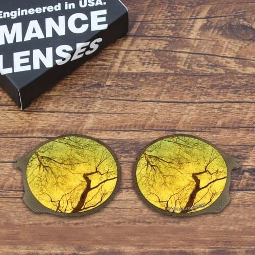 ToughAsNails Resist Seawater Corrosion Polarized Replacement Lenses for Oakley Tailend Sunglasses Gold Mirrored