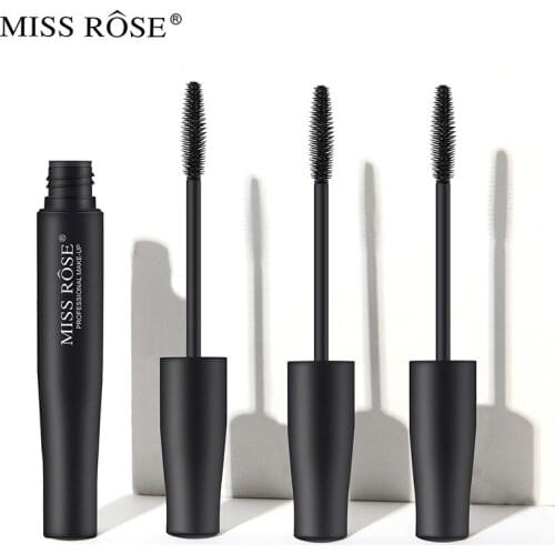MISS ROSE Thick Black Long Mascara Waterproof Mascara Black Mascara