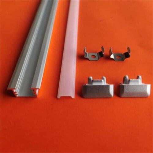 Free Shipping Hot Sale Recessed Aluminum LED Channel for LED Strip Light 2m/pcs 120m/lot