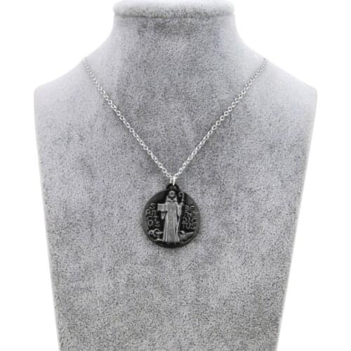 New Vintage Christian Holy Bible Necklaces Pendants For Women Retro Cross Jesus Chain Choker Men Prayer Jewelry Party Gift