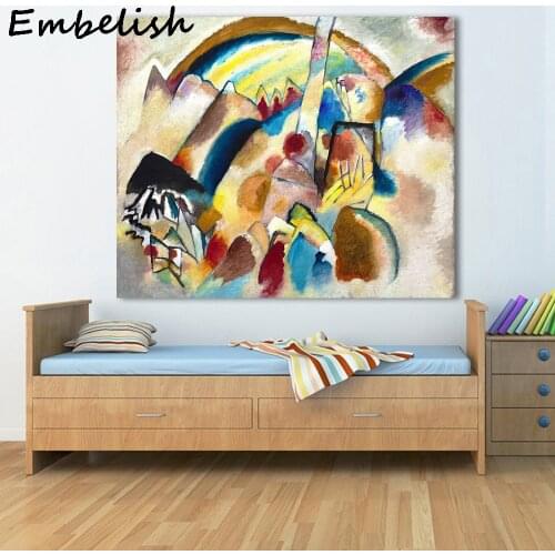 1 Pieces Modern Home Decor Wall Art Pictures For Living Room Abstract Pictures By Wassily Kandinsky Home Decor Posters