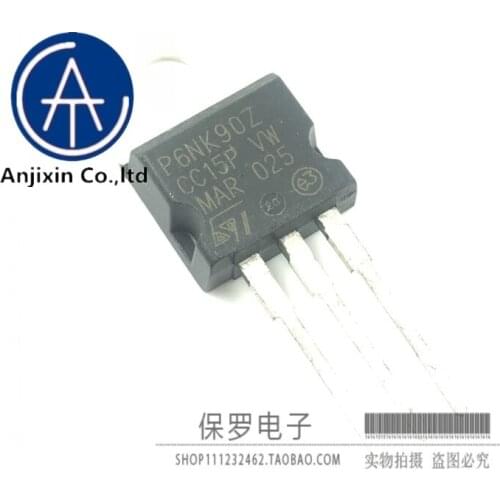 10pcs 100% orginal new real stock Field effect tube STP6NK90Z P6NK90Z TO-220