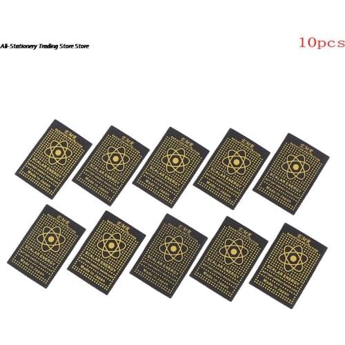 10pcs EMR Scalar Energy Phone Sticker Anti Radiation Chip Shield Keep Health Laptop Anti EMP EMF Protection for Pregnant Woman