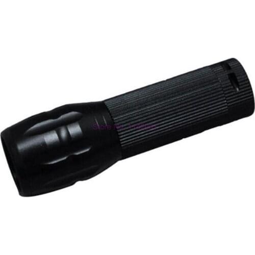 100pcs Mini NEW Q5 2000 Lumens LED Flashlight 3-Mode LED Torch Zoom Waterproof Flashlight by 3*AAA Battery Lantern Lights