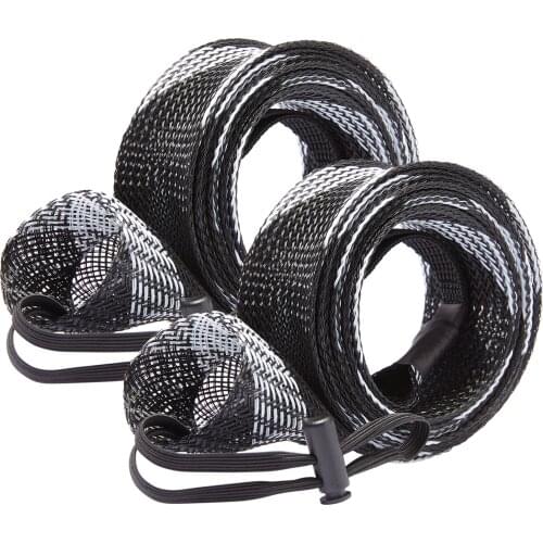 Bassdash Casting Spinning Fishing Rod Sleeves Protective Rod Socks for Fishing Poles Up to 7-1/2ft Fishing Tackle Mesh Cover