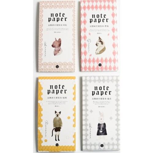 Silence animal note pad memo pad(1pack=30pieces)