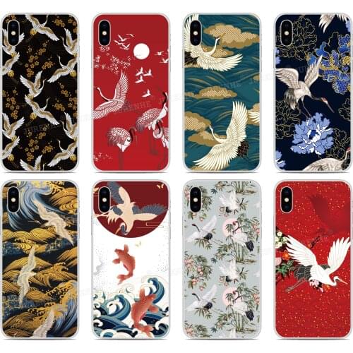 Crane Bird Cover For Motorol Moto G 5G Stylus E E6S 2020 One Fusion Plus Hyper Macro Vision Edge Fast P50 P40 G8 Power Lite Case