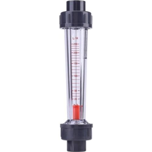 Range 2-800L/H 1-5GPM 2-18LPM Socket Fit 20mm Pipe O/D LZS-15 Flow Meter Plastic Tube Liquid Water Rotameter Flow Measuring