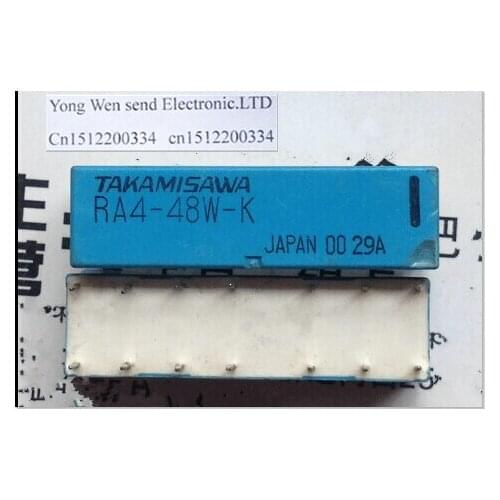 HOT NEW RA4-48W-K relay RA4-48W RA4 48W 48VDC DC48V TAKAMISAWA relay DIP14