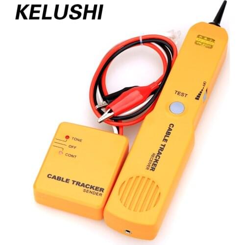 Durable Handheld Telephone Cable Tracker Phone Wire Detector RJ11 Line Cord Tester Tool Kit Tone Tracer Receiver