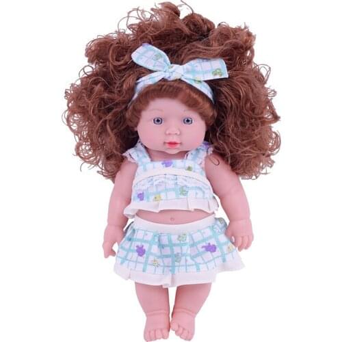 30 CM Baby Reborn Dolls Vinyl Baby Doll Toys Little Girl Boy Shower Dolls Kids Playmates Christmas Birthday Gifts