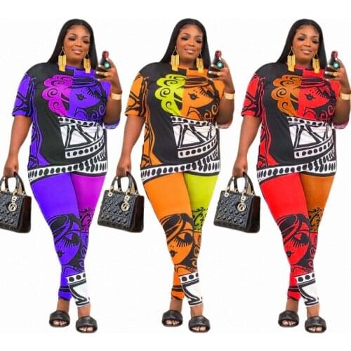 Summer Tops and Seamless Leggings Outfits Tracksuit Set Jogger 5xl Plus Size Women Clothing Two Piece Set Streetwear