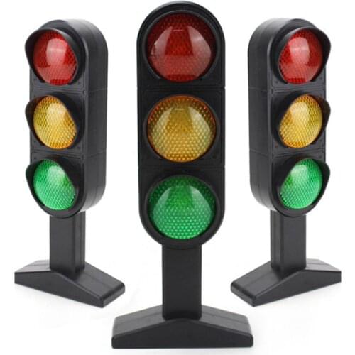 Simulation Traffic Light Educational Toy Imitation Scene Sound Kids Puzzle Toys F3ME