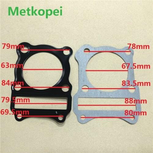 Motorcycle GS150 QM150 GZ150 cylinder block gasket for Suzuki 150cc GS 150 engine seal spare parts
