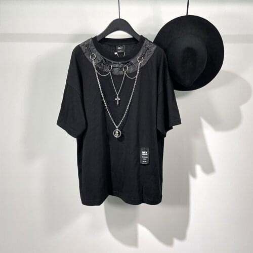 Owen seak Men T Shirt 100% Cotton Gothic Mens Clothing Hip Hop Tops Tees Summer Solid Sweetwear T Shirt