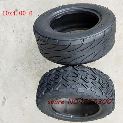 Size 10X4.00-6 10*4.00-6 Tire Tubeless Vacuum Tyre For Harley Electric Citycoco Scooter Go karts ATV Quad bike OFF-Road