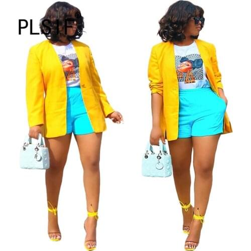 European Style Yellow Color Women Trench Streetwear Women Solid Sexy Tops Clothes Lady Coats