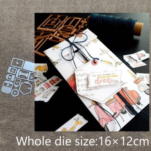 XLDesign Craft Metal Cutting Dies stencil mold Various tag decoration scrapbook Album Paper Card Craft Embossing die cuts
