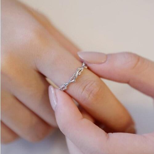 Branches, Thorns, Single Living RingA For Women Birthday Gift 2021 Fashion Jewelry AM6067