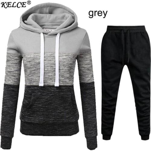 New Design 2021 Spring Autumn Female Sweater Suits Casual Sports 2-Piece Sets Hoodies+Trousers Sweatshirt Pullover Sportswear