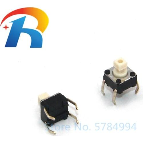 10Pcs/lot New original OMRON B3F series light touch switch button B3F-1050 0.98N / B3F-1052 1.47N 6*6*7.3mm