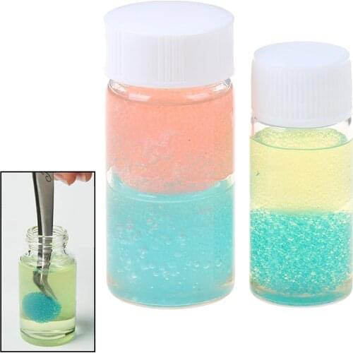 30/15ml Professional Eyelash Extension Tweezers Cleaning Tools With Glue Remover Liquid And Sponge Ball Cleaner Tool New Arriva