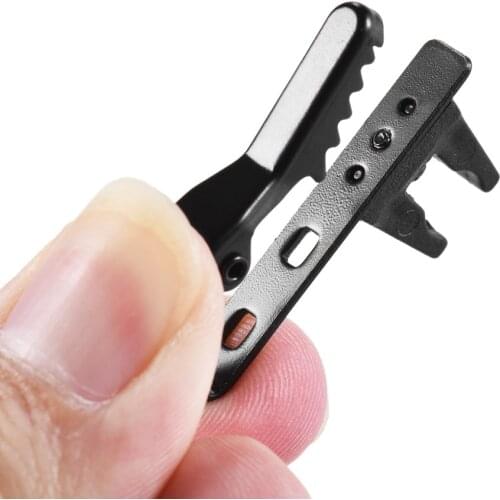 Andoer EY-J06A 5pcs 5mm Wired Lapel Mic Microphone Tie Clip Photography Accessories