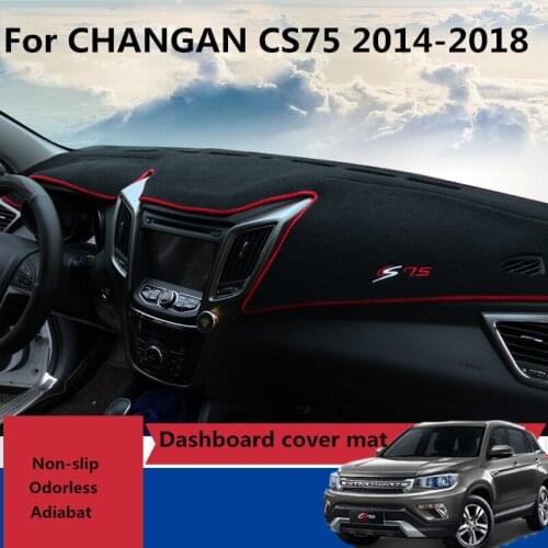 Dash Board Cover Pad Sun Shade Carpet For CHANGAN CS75 2014 2015 2016 2017 2018 2019 Dashboard Cover Dash Mat Dashmat