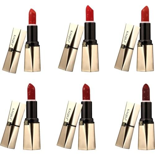 Red Color Sensational Lipstick Lip Makeup Smooth Matte Finish Long-lasting Kylie Cosmetics Matte Lipstick Makeup Pallet