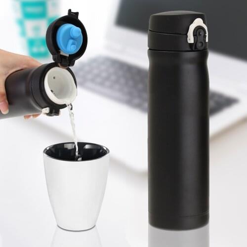 500ML Stainless Steel Mug Thermos Vacuum Insulated Travel Tumbler Coffee Cup
