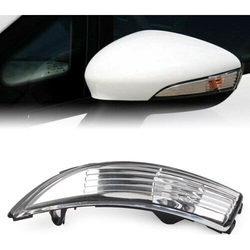 Car Left Rearview Side Mirror Lamp Turn Signal Light Shell Cover W/O Bulb For Ford Fiesta 2009 2010 2011 2012 2013 2014 2015