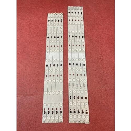 New Kit 10pcs LED backlight strip for LED58R5500F V580HK1-L06 V580H1-LD6-TLDC2 V580H1-LD6-TRDC2 V580H1-LD6-TLDC3 TRDC3