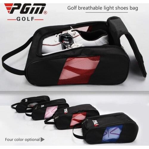 PPGM Golf Shoe Storage Bag Breathable Portable Zipper Shoe Box Waterproof And Dustproof Shoe Bracket Outdoor Sports Shoe Bag
