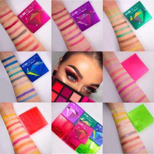 Professional Eyeshadow Palette Pearlescent Matte Mixed Powder Waterproof Sweatproof Lasting Easy To Remove Beatuty Cosmetics