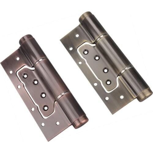 Butterfly shape Adjustable Invisible Door Hinge Aluminum Hiigh Quality Hydraulic Door Hinges