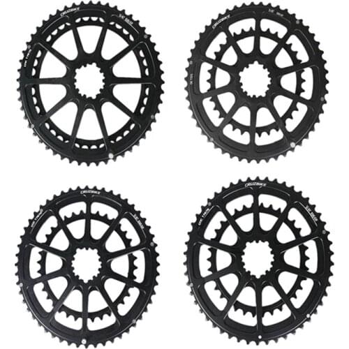 CRUZBIKE Road Bike Crankset Double Crankset Integrated Double Disc Compatible For SRAM GXP