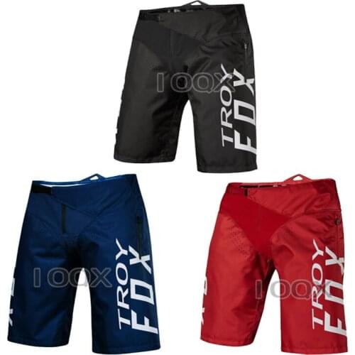 3 Color Troy Fox Motorbike MX/ATV/MBX/MTB/DH Dirt Bike Off-road Motocross Short Pant Moto Racing Shorts