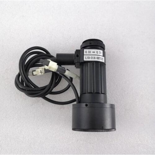 Used original L10-31A-007321 Continuous zoom coaxial telecentric lens