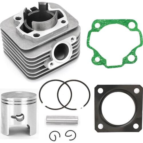 Artudatech Cylinder Piston Gasket Top End Kit 52.5mm For Suzuki AH 100 V 100 AG 100 Address