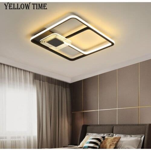 Square&Round Ceiling Lamp Modern LED Ceiling Chandelier Light For Living room Bedroom Dining room Kitchen Home Lighting Fixtures