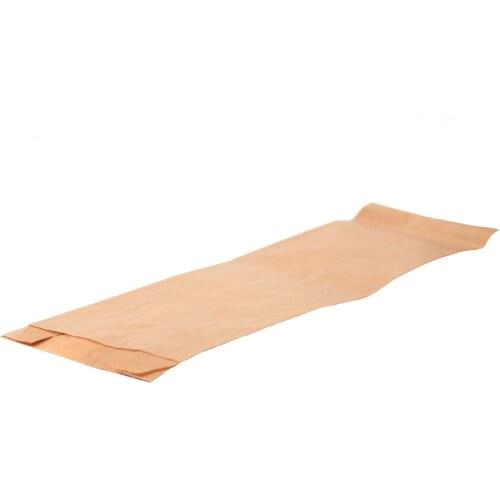 Ecorigin brown Kraft paper bag for snacks. 100 units. (10x34 cm)