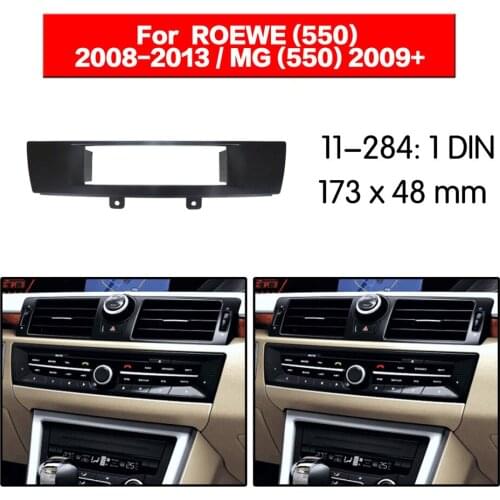 1 Din Radio Fascia for ROEWE (550) 2008-2013 MG (550) 2009+ DVD Stereo Panel Dash Mount top good 11-284