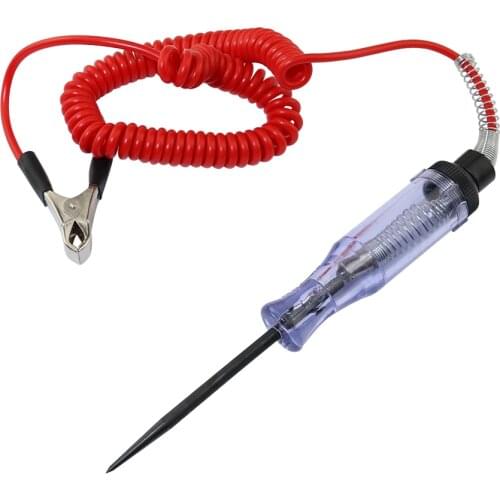 6V 12V 24V DC Auto Truck Tester Test pencil Car Voltage Tester with Spring Wire Automobile Circuit Diagnostic Tools Test Pen